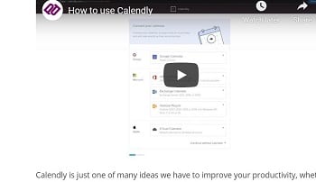 Calendly blog video