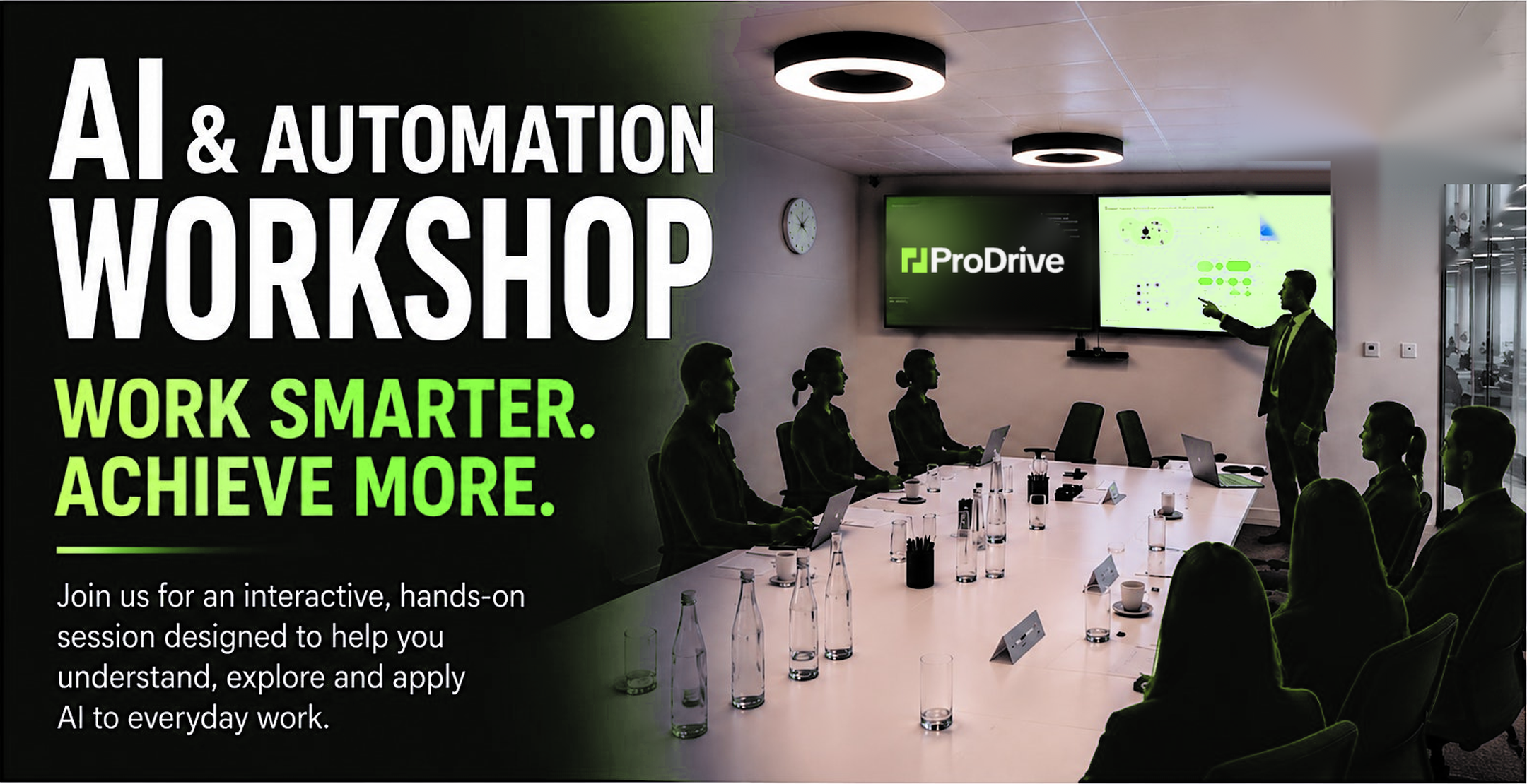 Featured image for AI & Automation Workshop – Work Smarter Achieve More